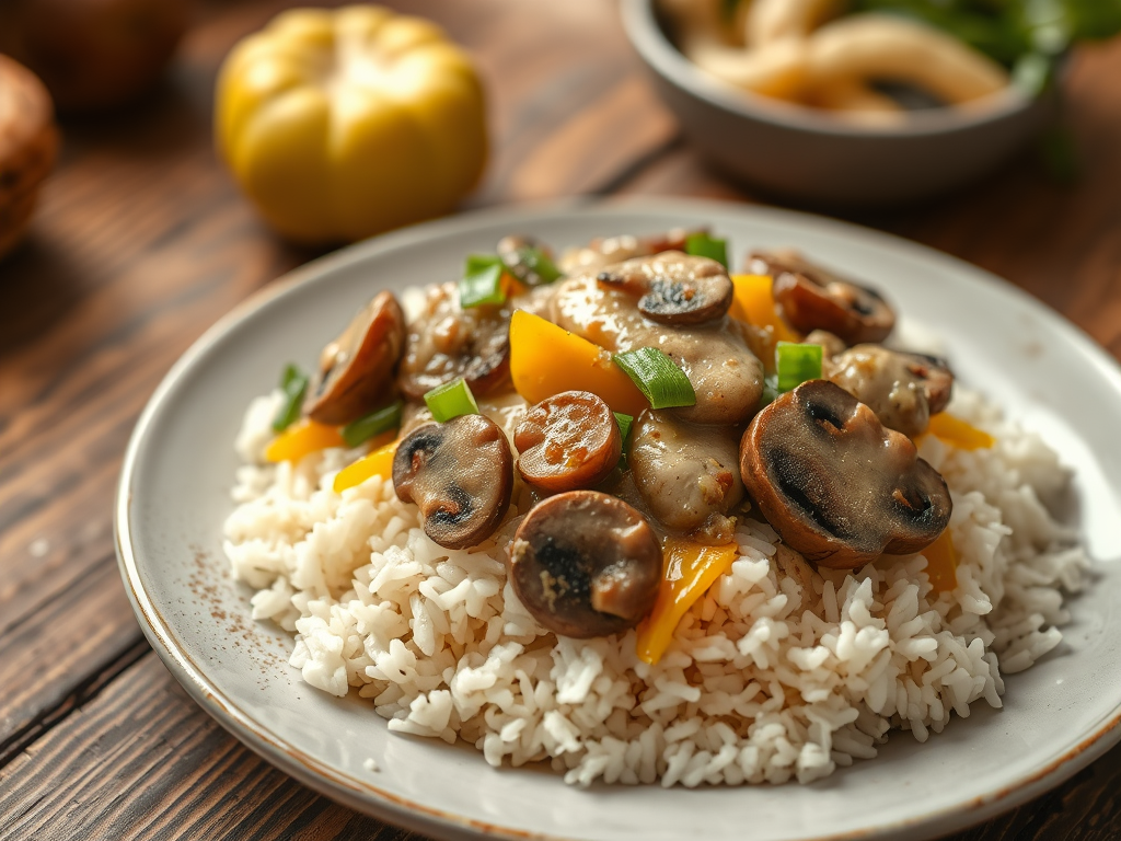 Μπασμάτι με υπέροχη σάλτσα πράσου και&nbsp;μανιταριών