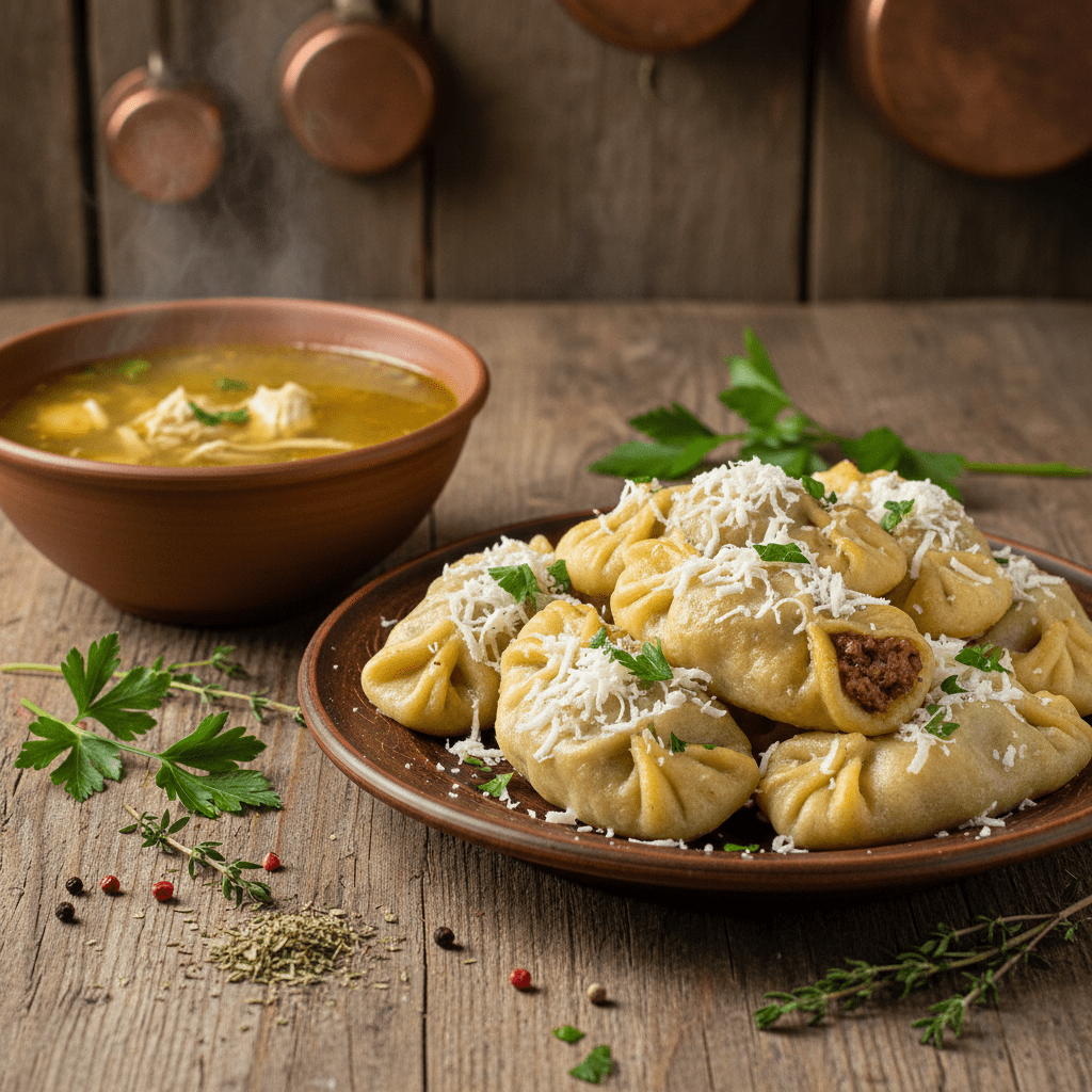 Κυπριακά Καλοηρκά (ζυμαρικά γεμιστά με&nbsp;κιμά)