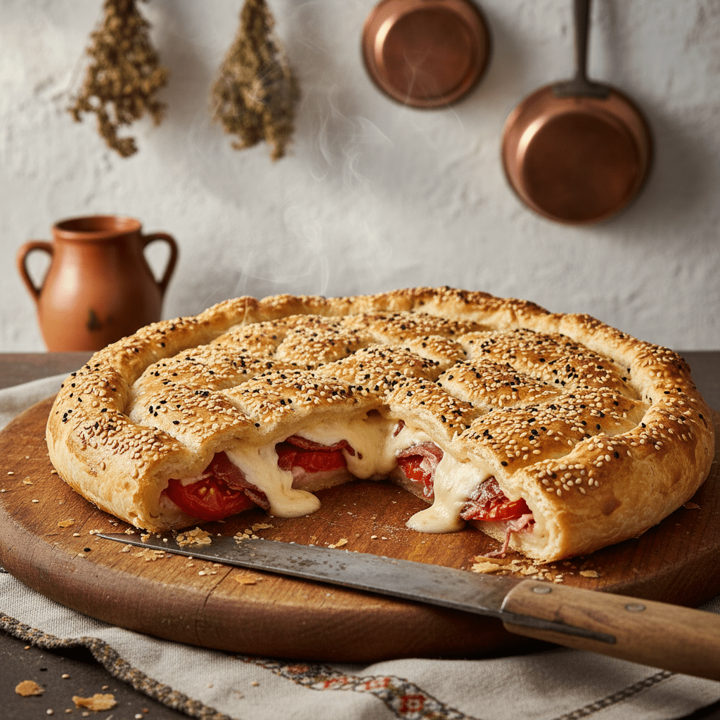 Πίτα Καισαρείας (Παστουρμαδόπιτα)