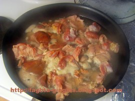 Τα φαγητά της γιαγιάς - Ομελέτα με εντόσθια κοτόπουλου