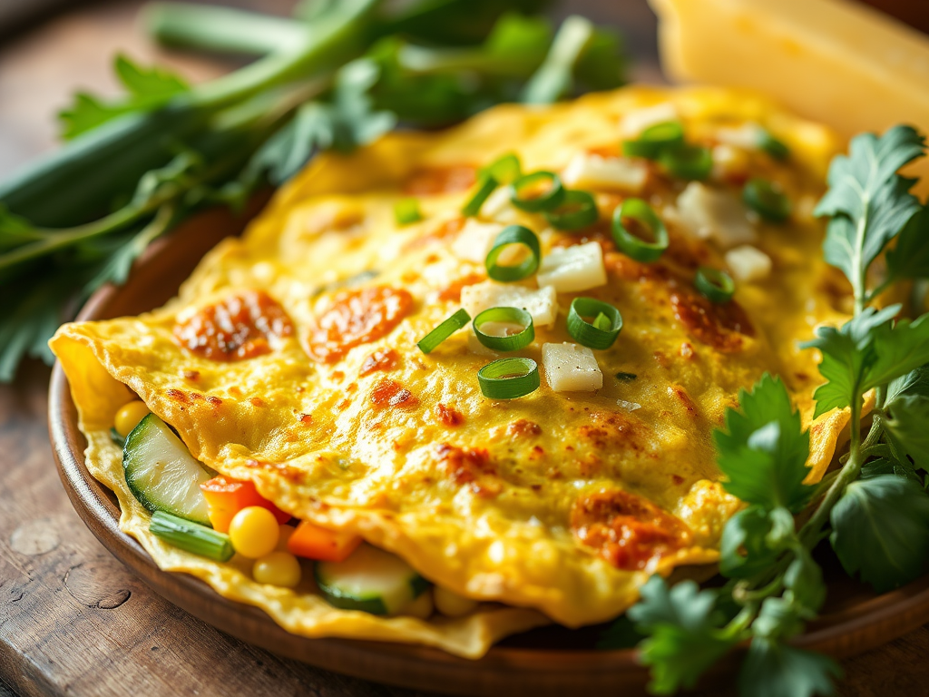 Ομελέτα με καλοκαιρινά&nbsp;λαχανικά!